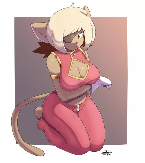 Tail Concerto: Alicia Pris (art by me / @H0wSplendid on Twitter) by H0wSplendid