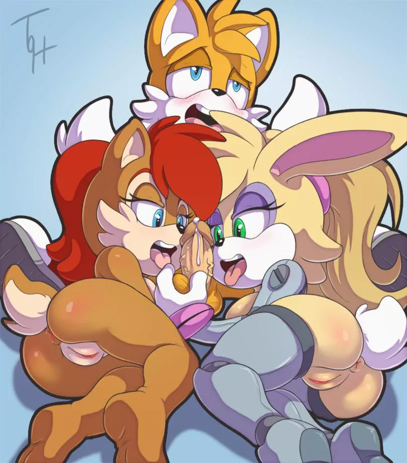 Tails bunnie bot sally posted by rainspete