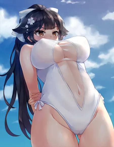 Takao Swimsuit (Chaou) [Azur Lane] by sequence_string