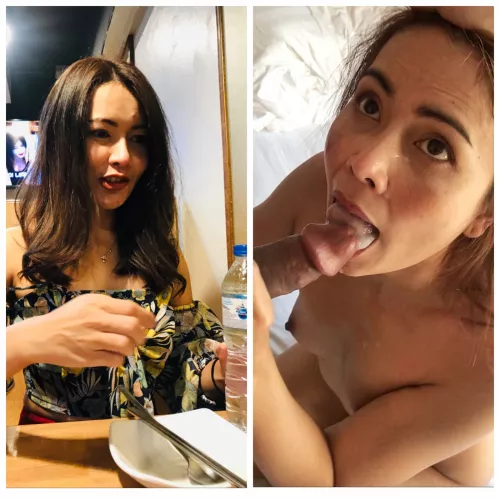 Take me to dinner. Then fill my mouth with your coconut creamy for dessert DADDY Yumm!! 🍦 👅 👄 Natthanitcha Chaiyasarn Thai Porn Model and Amateur Escort XXX #thaigirl #asianbabe #Pattaya #Bangkok #asianbj #Thaixxx #thaimassage by natchashin