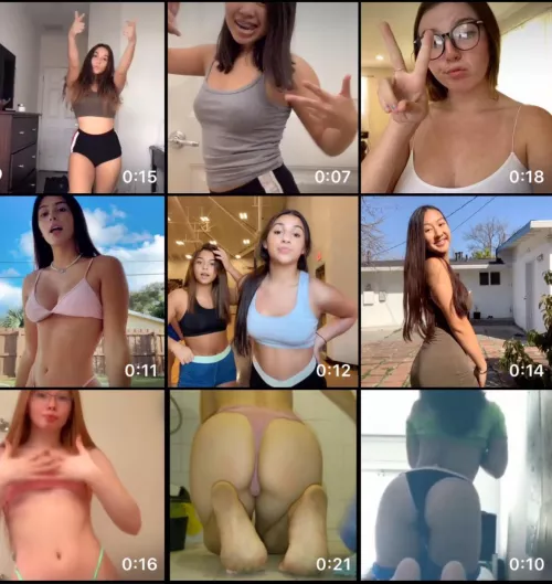 Take your pick🤤 DM me if you’re interested in these clips of cute teen sluts😍😛 by jimmyjohnz8