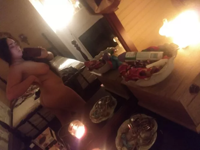 Taken on my old camera phone, I feel so beautiful in this picture ; ) by KylaBloomCurves