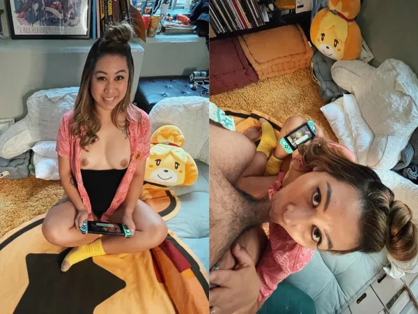 Taking a break [f]ro[m] my Switch to play with my favorite joystick by OurSecretPornAccount