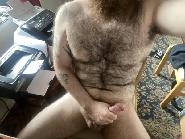 Taking a break from work by bigrredbeard123