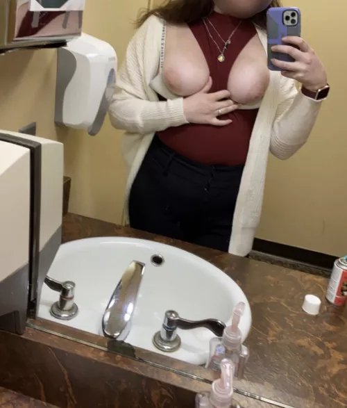 Taking a break from work by BandJFetish