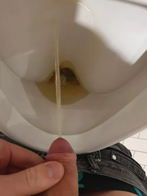Taking a nice piss