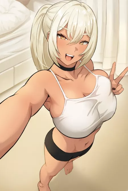 Taking a Selfie by CheetahSperm18