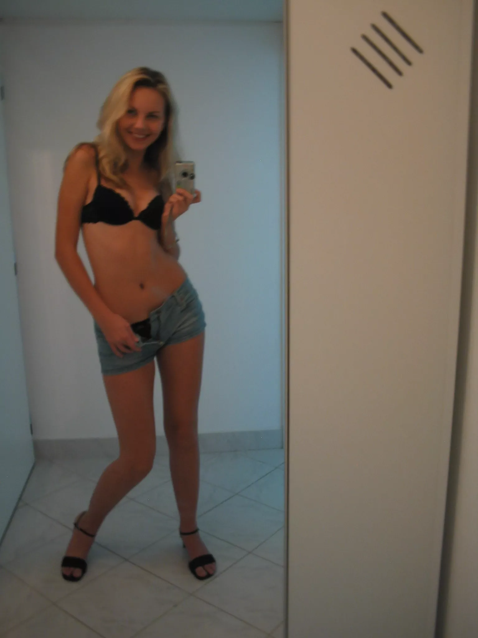 Taking Off Her Jean Shorts posted by steakflanks