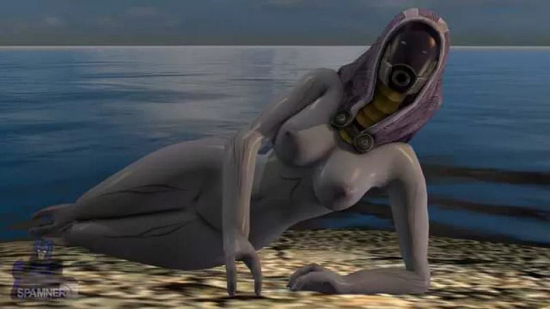 Tali at the beach (spamner1) by shallowtupperware