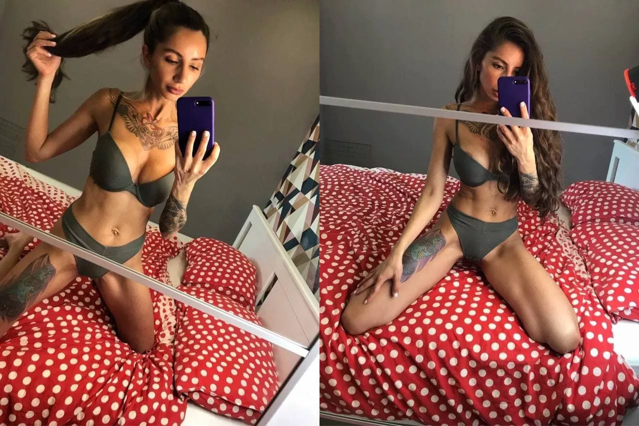 Tall horny Russian milf🥵 Big boobs 🍒 Wet pussy 💦👅 More on my Onlyfans, link in comments 🙈🙈 posted by Sadie-Mary-_