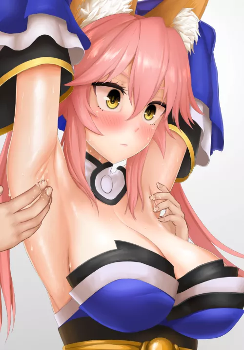 Tamamo Tickled