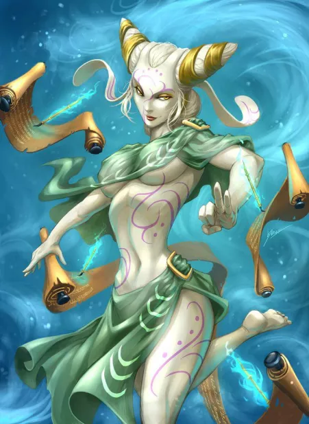 Tamiyo the Moon Sage (Quirkicilious)[Magic: The Gathering] by CHB0403085482