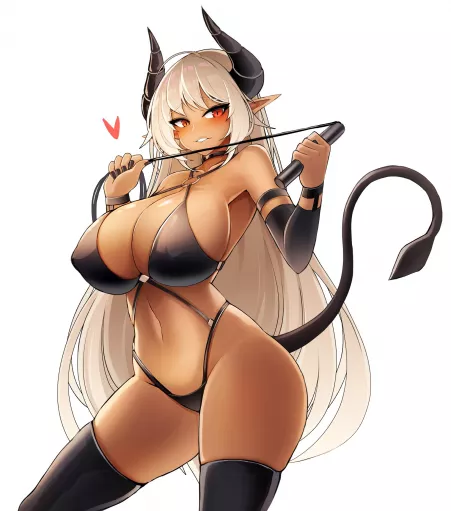 Tan Succubus Wants To Whip You Into Shape by sequence_string