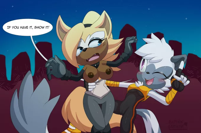 Tangle Exposes Whisper - Art by HairGrape by HazelTheHailey