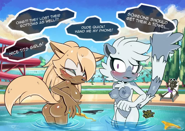 Tangle & Whisper Lose Their Bikinis (UltraHyper) by Oliver_Madison