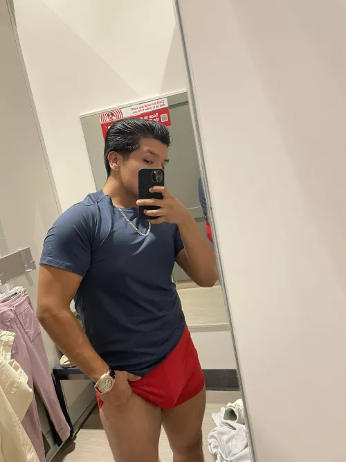 Target dressing room by maskedforever