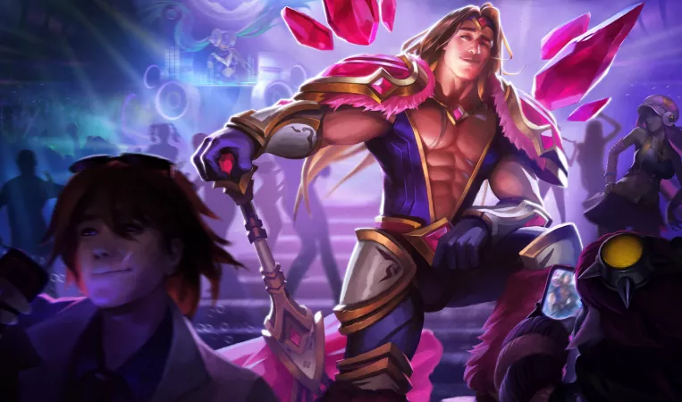 Taric 5th age splash art by xi zhang by Hvitserkr