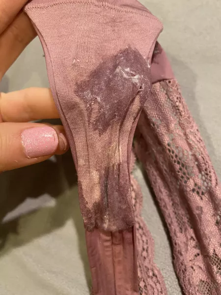 Taste my sweet juices ;) if you love messy panties - check out my page & Onlyfans for so much more of this! 🥰💓 by 18yearoldsecret