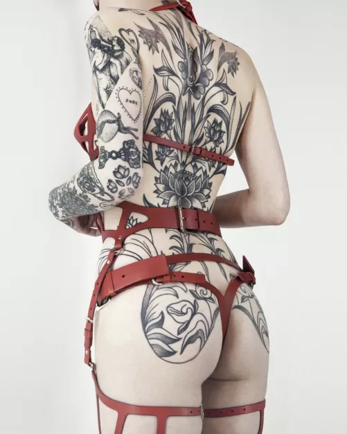 Tats and straps by bubblrisback