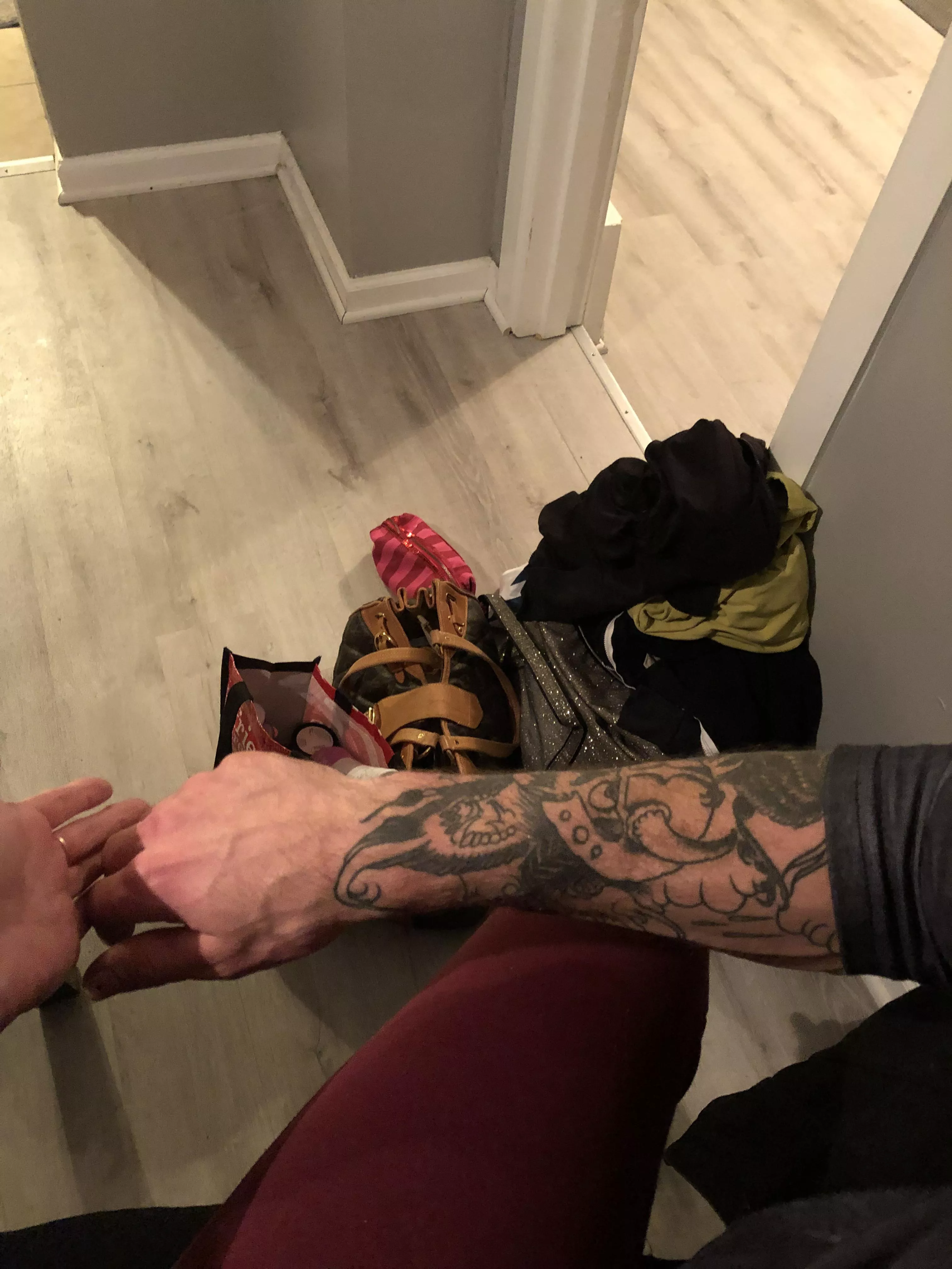 Tatted forearm porn posted by wordcantwait