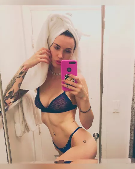 Tattooes and a towel by [deleted]