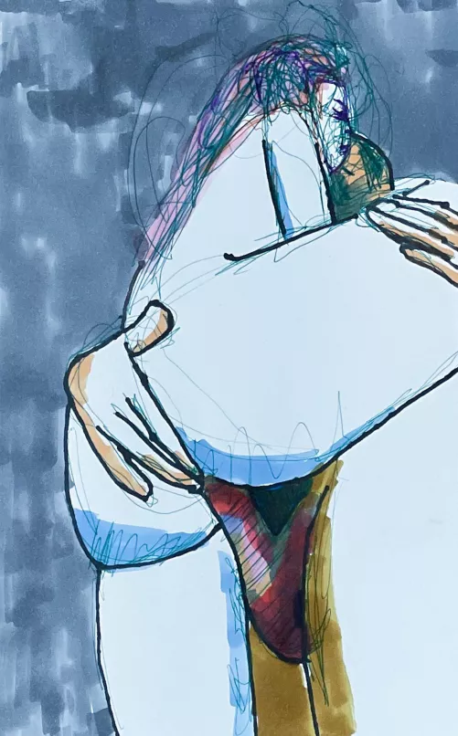 Te faire l’amour tout le temp , fait par moi, 2021 by mafleurbleue