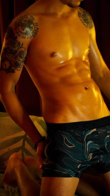 Teal and Amber by Blackheart1994