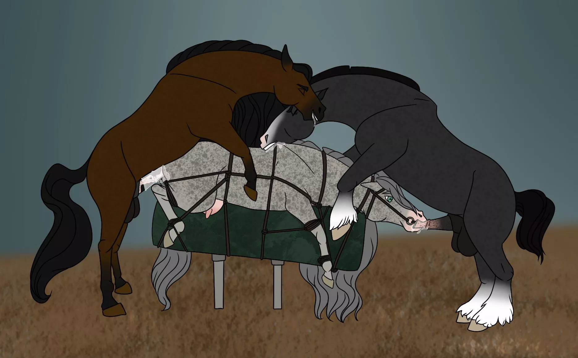 Teamwork (condom edit) (artist: me) posted by Difficult_Shelter274