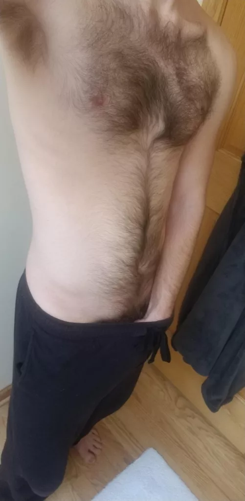 Tease me. Slowly slip your hand down my pants and gently groom your fingers through my bush. by jamesondescend