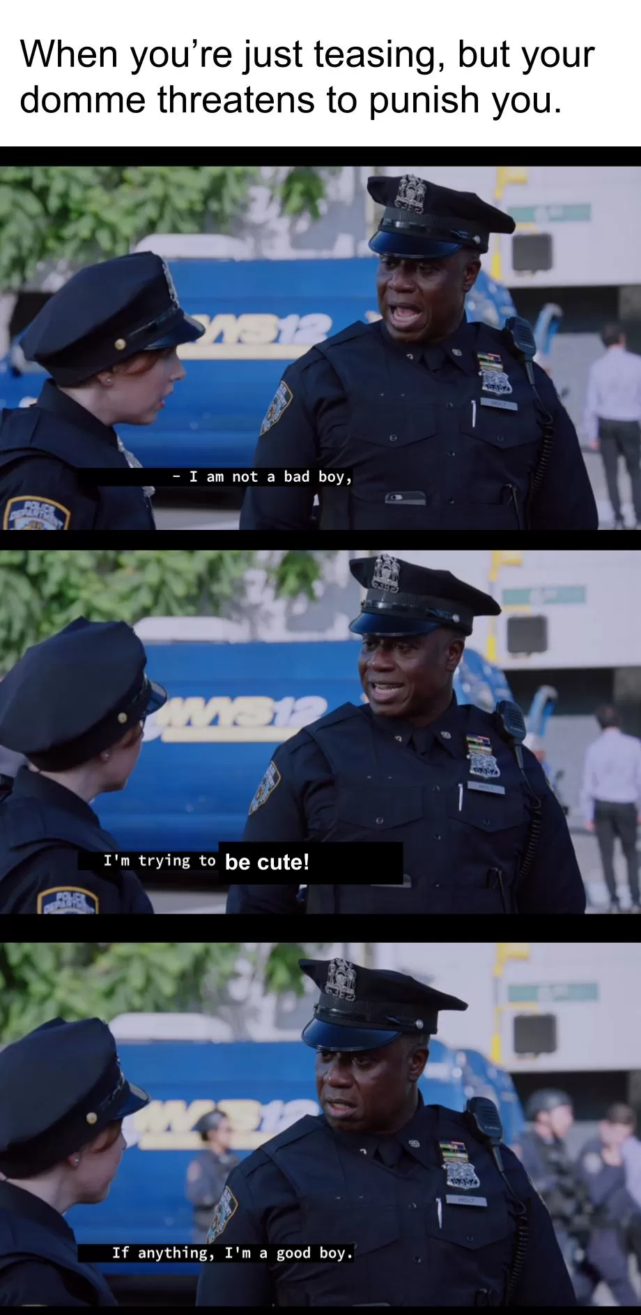 Teasing can be cute, right? posted by myweirdsubaccount