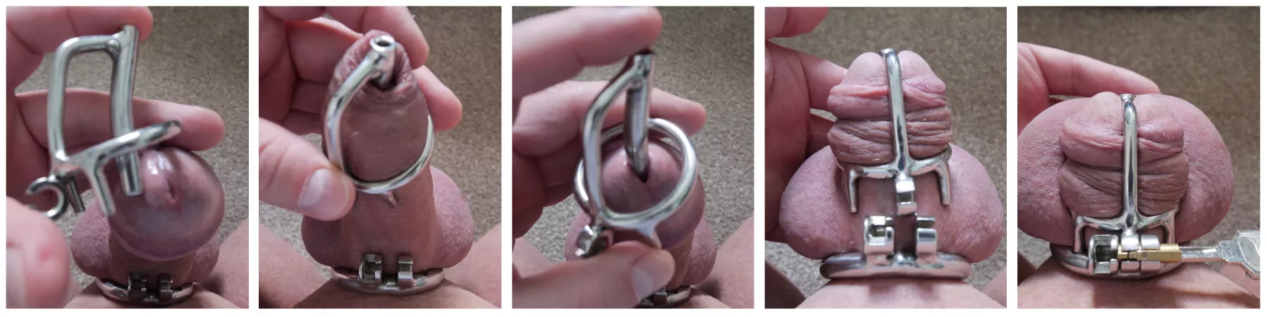 Teasing / torture cage... stimulation but no erection. by ArianeKilgore