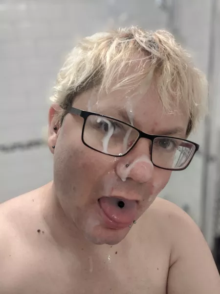 Tell me I’m cute and cum on my face by Buttboyhole