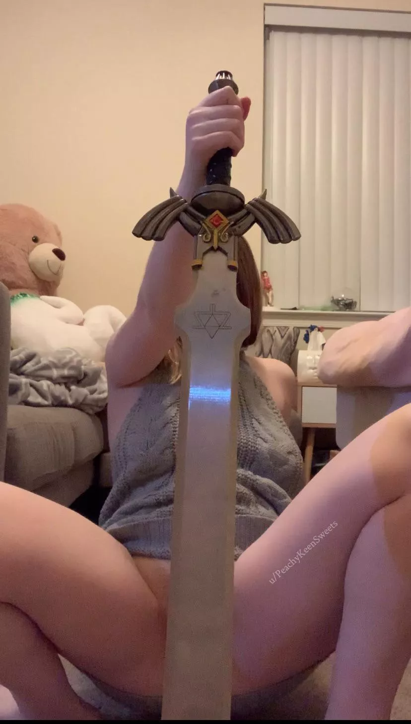 Tell me where you want to put your master sword [f] posted by PeachyKeenSweets