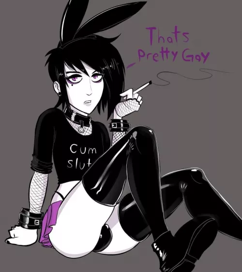 Telling it like it is (Lavey-Otokonoko) by smokietheklown