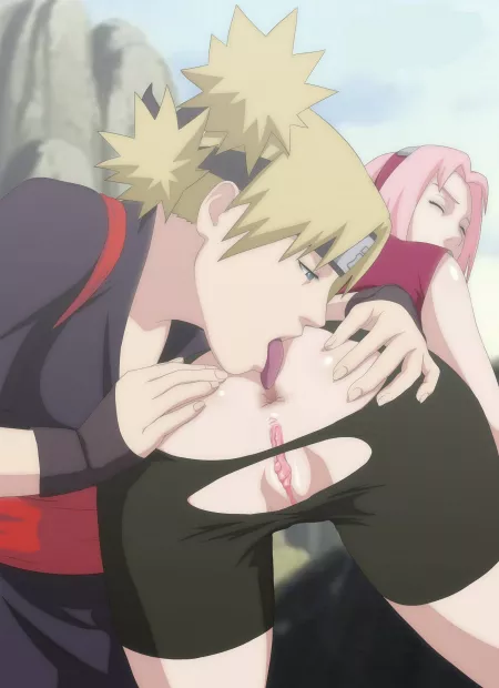 Temari lick sakura ass by Matom06