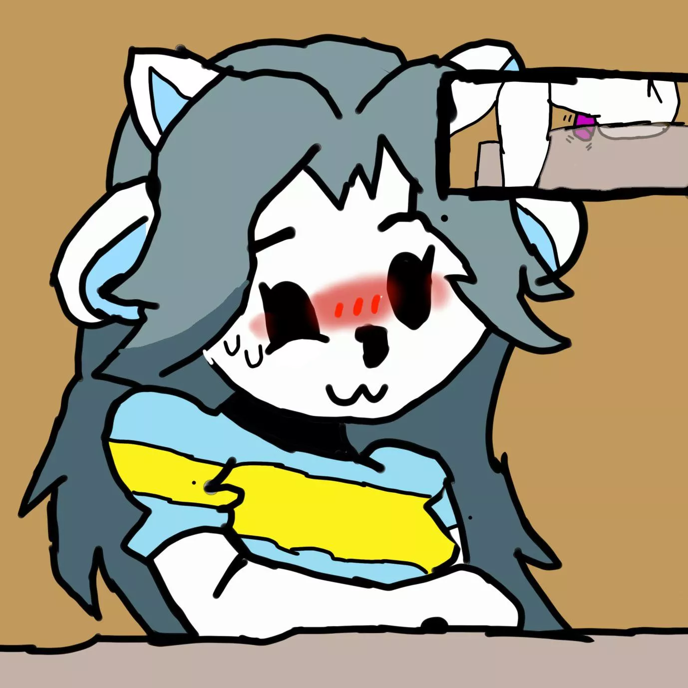 temmie is hiding something ;) posted by Nsfw_sus