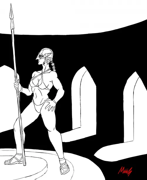 Temple Guardian by Me by MarcosVOM