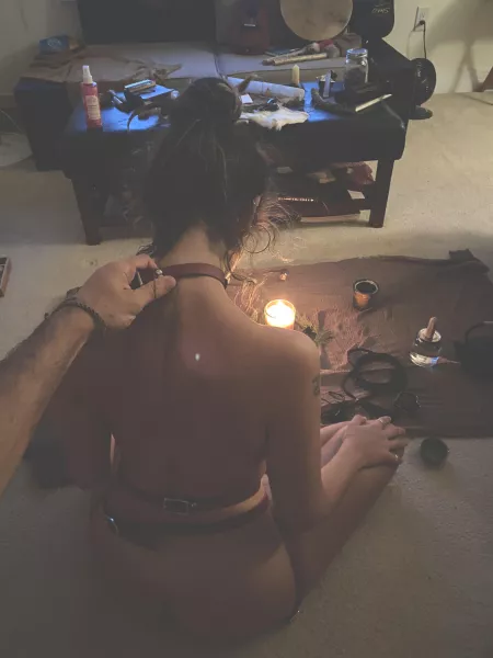 Temple Tuesday ✨ Sacred sexuality ceremony with my love. Devotional affection & intimacy. Tantric union ✨ by lolasrosebud