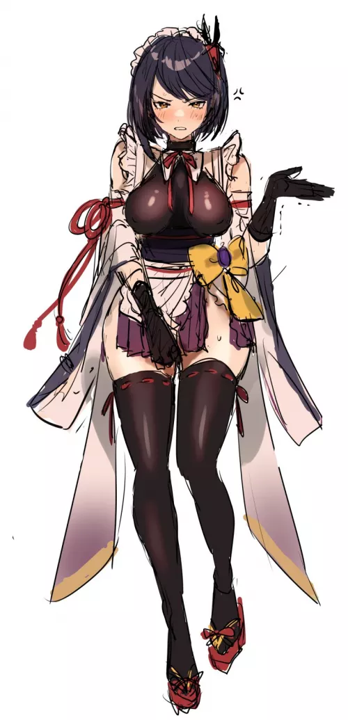 Tengu Maid [Genshin Impact] by ArmorXIII