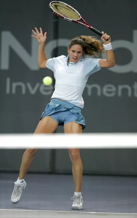 Tennis Patty Schnyder shorts cameltoe by bosomcake