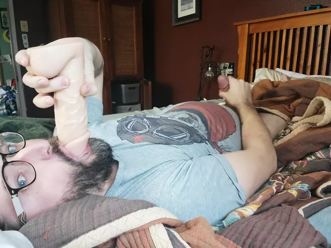 Tfw you wanna suck a huge cock but it's too big for you to get it down past the head by JessieThunders