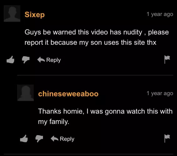 Thank God I saw this comment I was about to watch it 😨 by Xboxblewupmypizza