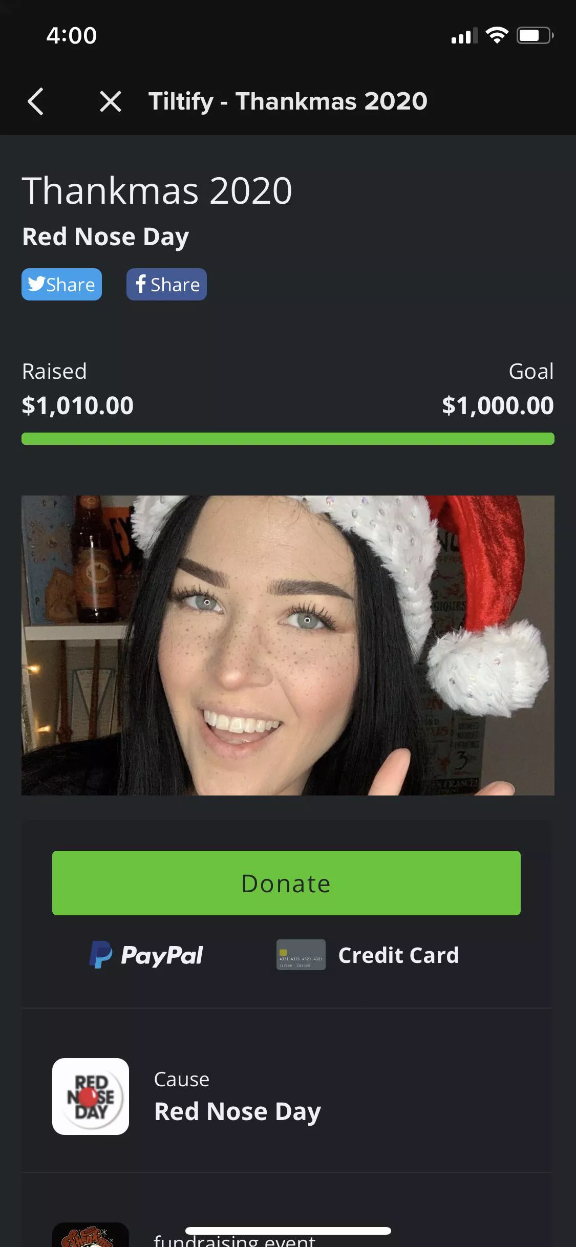 Thank you for helping me reach my goal! ❤️❤️❤️ If you’d still like to donate, the link is in the comments. Donations will be accepted until 12/20/20 posted by ChippyLipton
