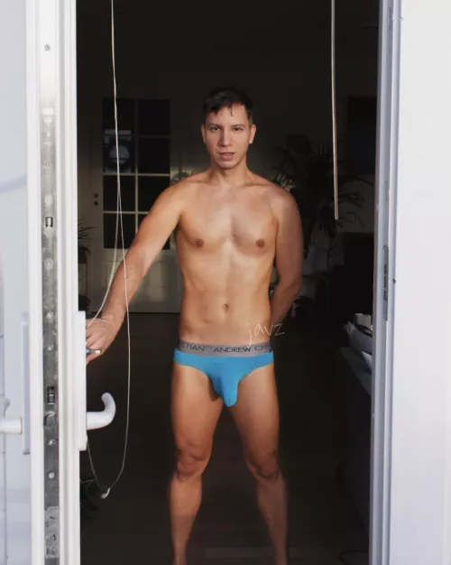 Thanks for the delivery... Want a glass of water? by letsgetthingsgay