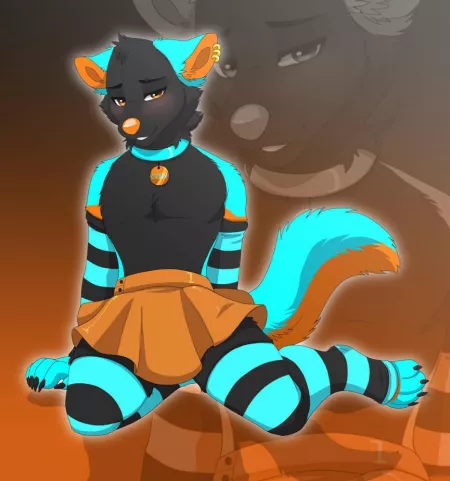 That damn look~ (Lawkie) by fuzzyfurry69