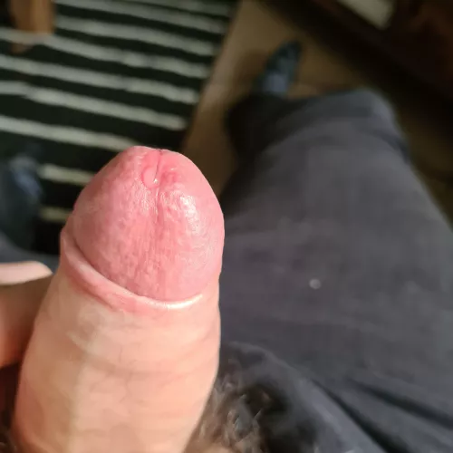 That first little drip. Someone helpe cum please by ThickCock2021