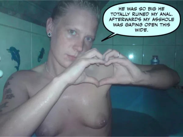 That first time she took it up the ass. by mystiskemannen