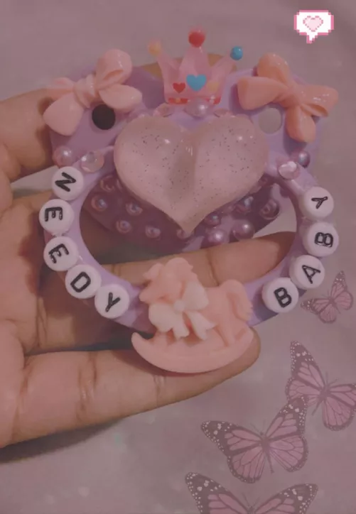 That needy baby is me! 🌸🎀🩰💕 by newtoredditsoyah