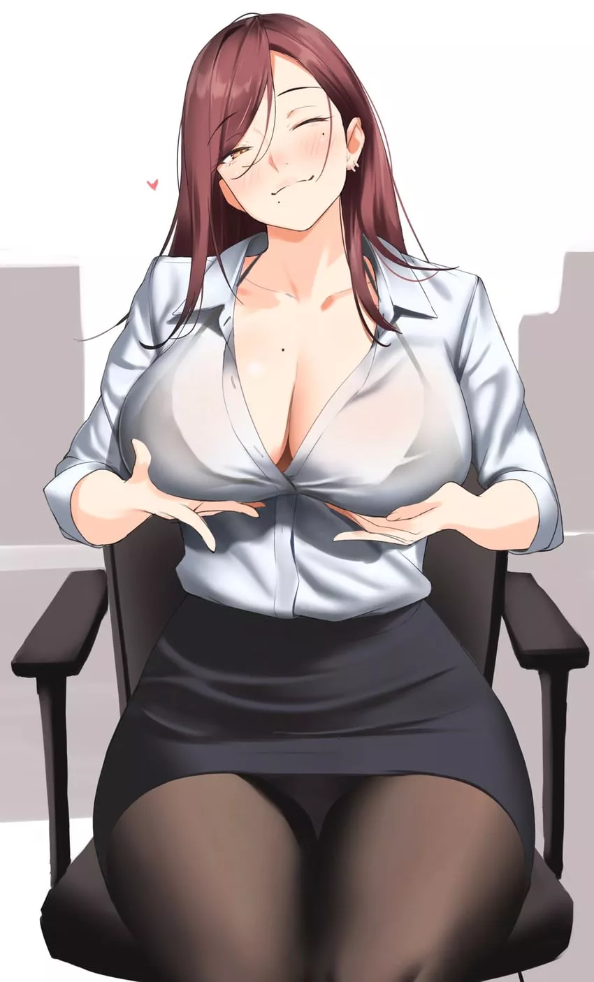 That one lewd, sexy, and promiscuous coworker posted by Henthigh_Senpai