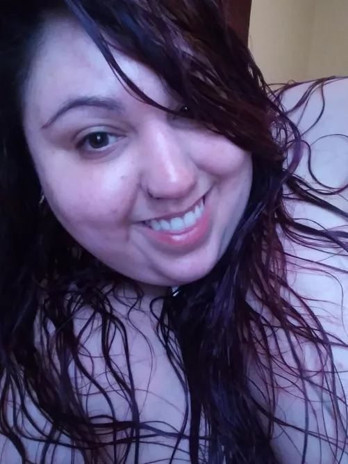 That one time I had red hair for 5 seconds lol. by FerahBBWGoddess